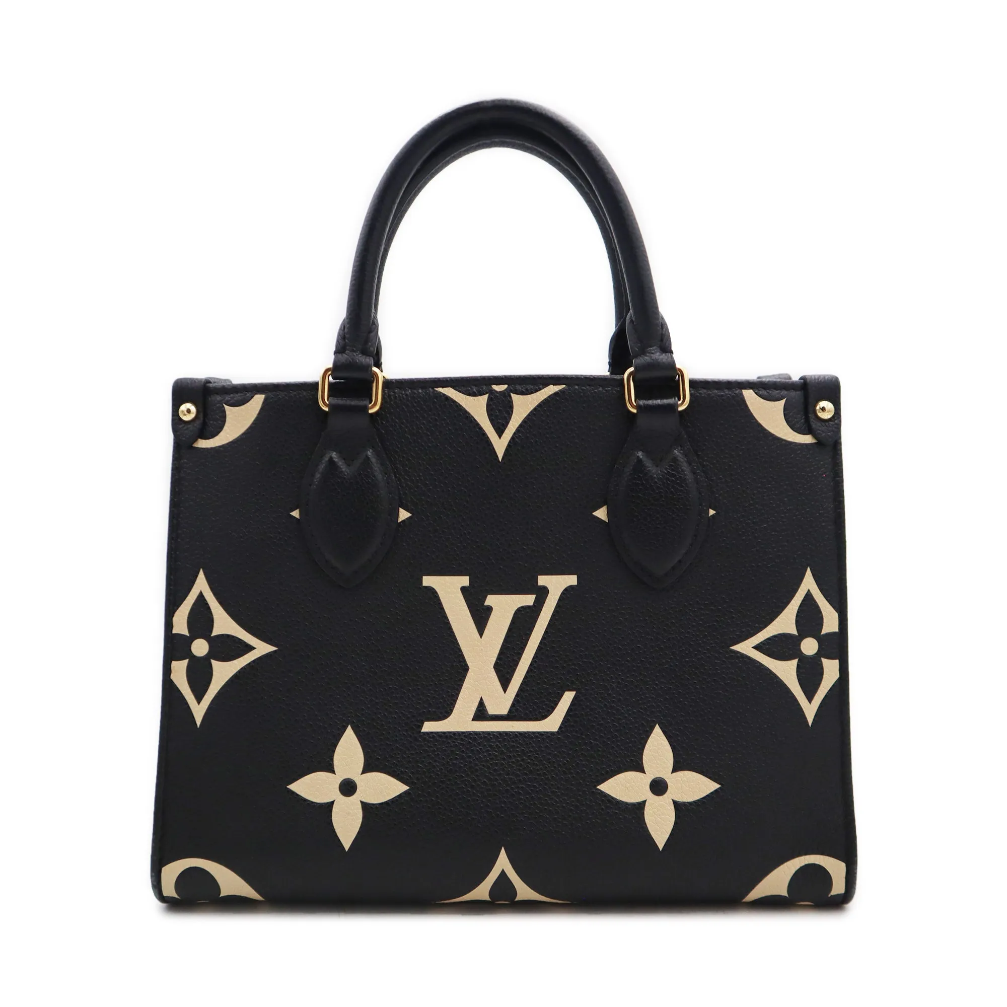 Louis Vuitton Bicolor Monogram Empreinte Giant OntheGo PM Tote Bag