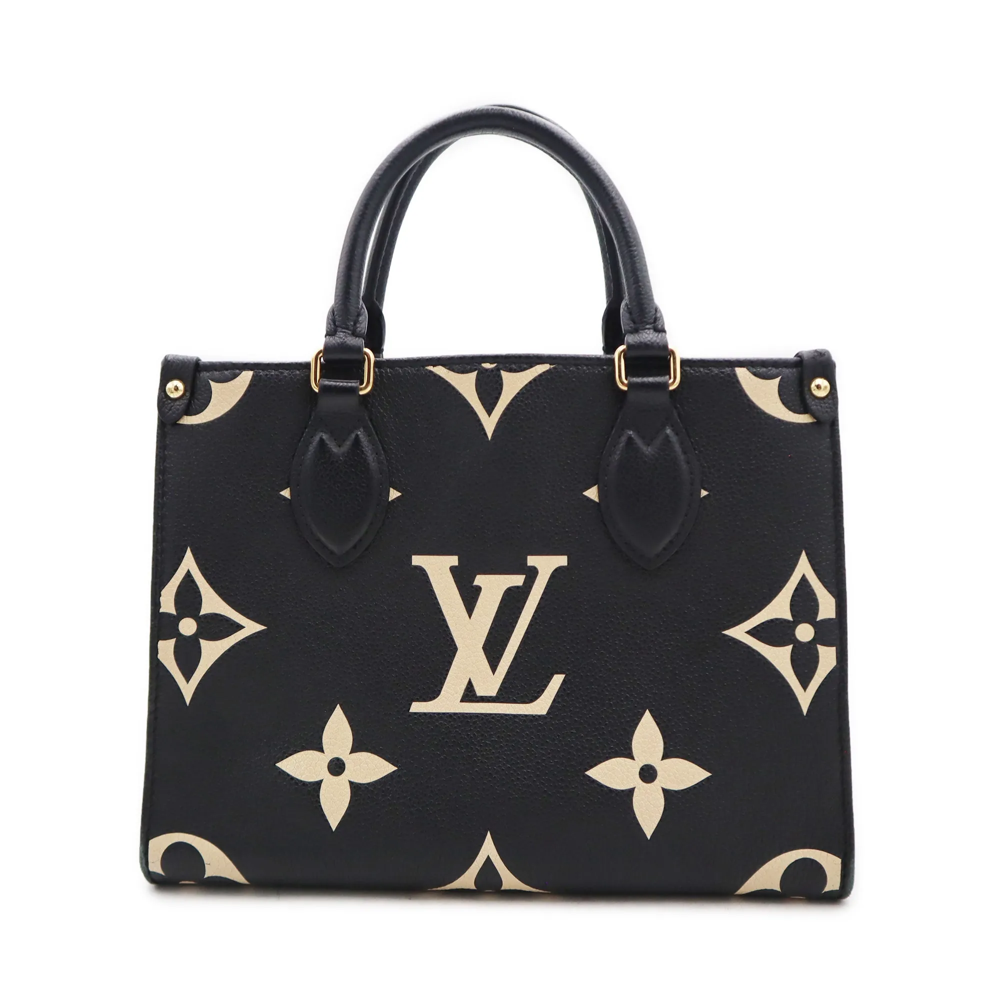 Louis Vuitton Bicolor Monogram Empreinte Giant OntheGo PM Tote Bag