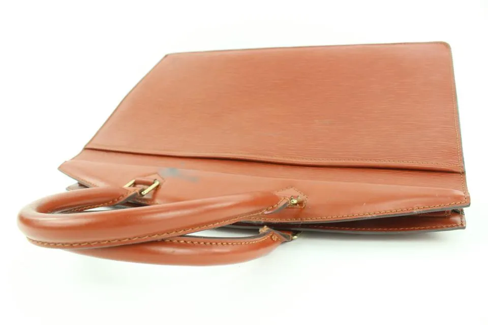 Louis Vuitton Brown Epi Leather Riviera Vanity Tote Bag 862842