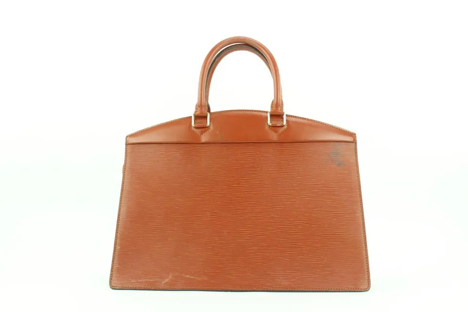 Louis Vuitton Brown Epi Leather Riviera Vanity Tote Bag 862842