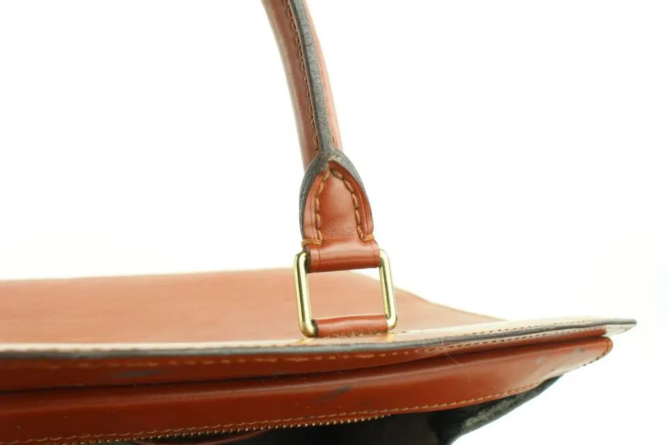 Louis Vuitton Brown Epi Leather Riviera Vanity Tote Bag 862842
