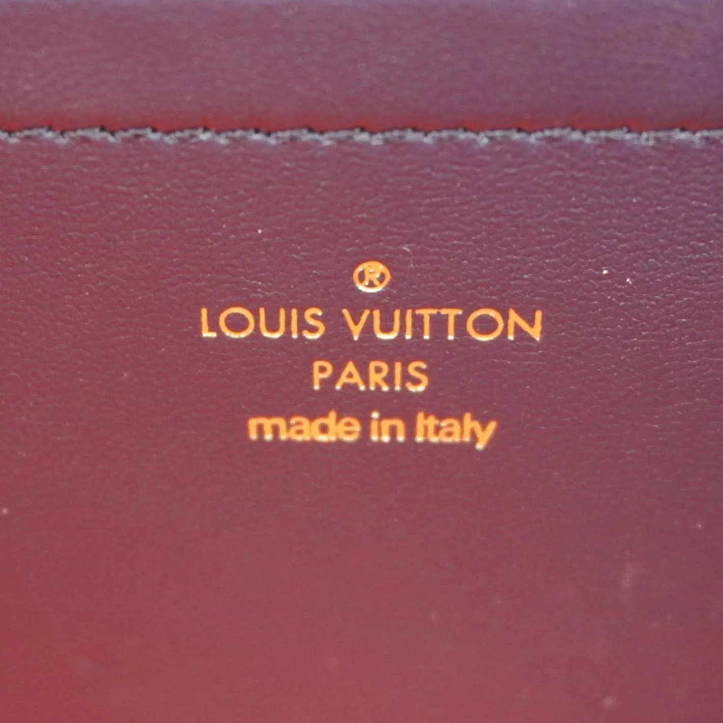 LOUIS VUITTON Coussin Pochette Garden Embossed Leather Crossbody Bag Navy Blue