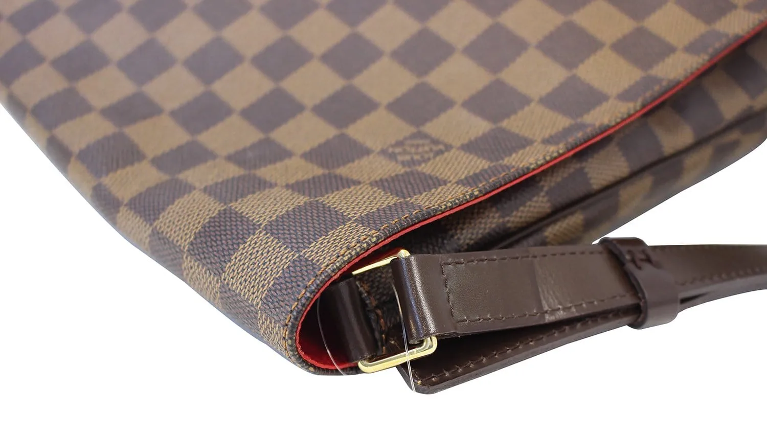 LOUIS VUITTON Damier Ebene Musette Salsa GM Crossbody Bag