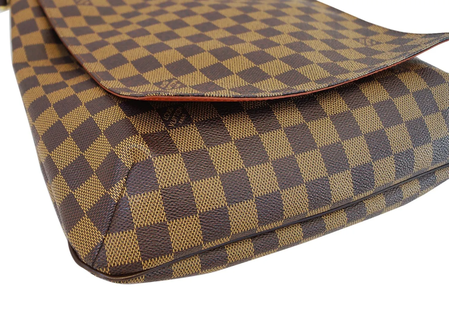 LOUIS VUITTON Damier Ebene Musette Salsa GM Crossbody Bag
