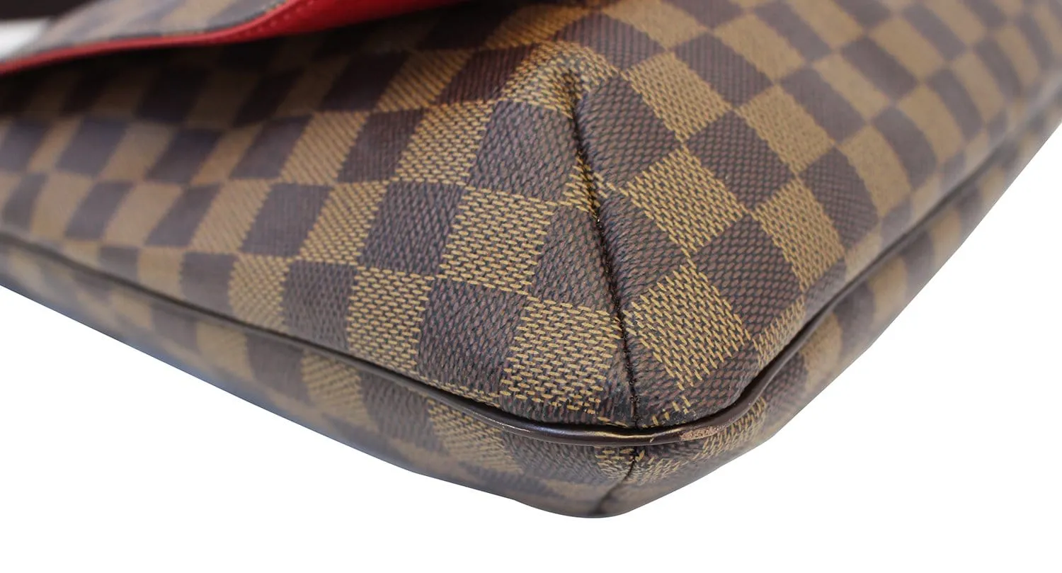 LOUIS VUITTON Damier Ebene Musette Salsa GM Crossbody Bag