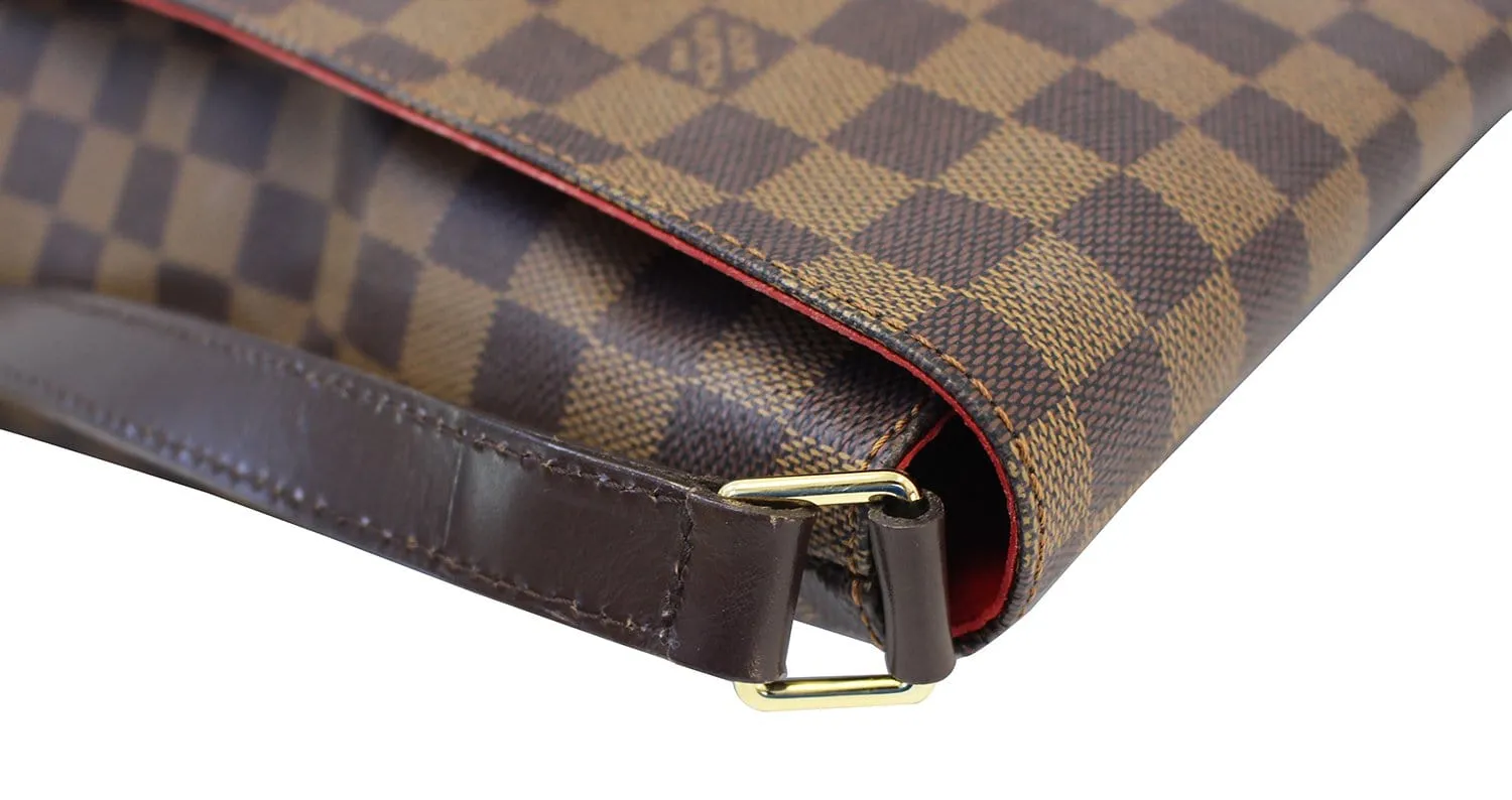LOUIS VUITTON Damier Ebene Musette Salsa GM Crossbody Bag