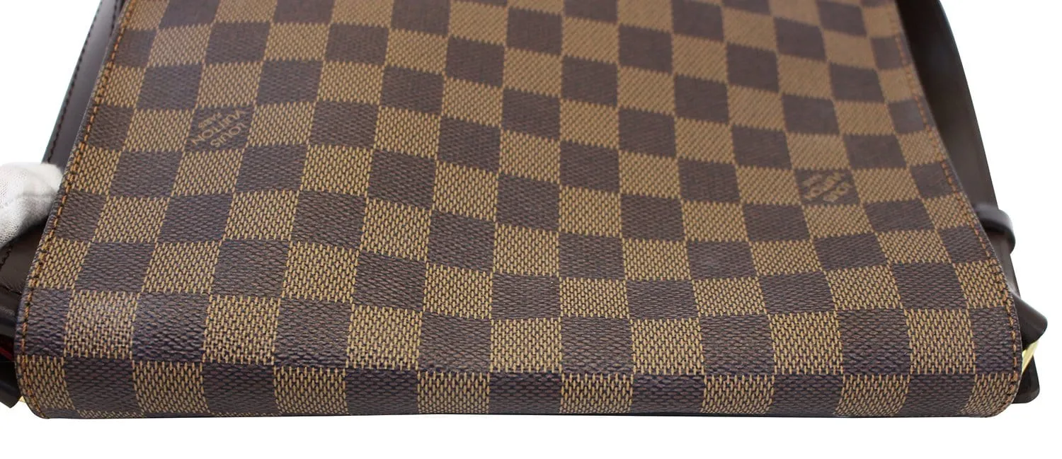 LOUIS VUITTON Damier Ebene Musette Salsa GM Crossbody Bag