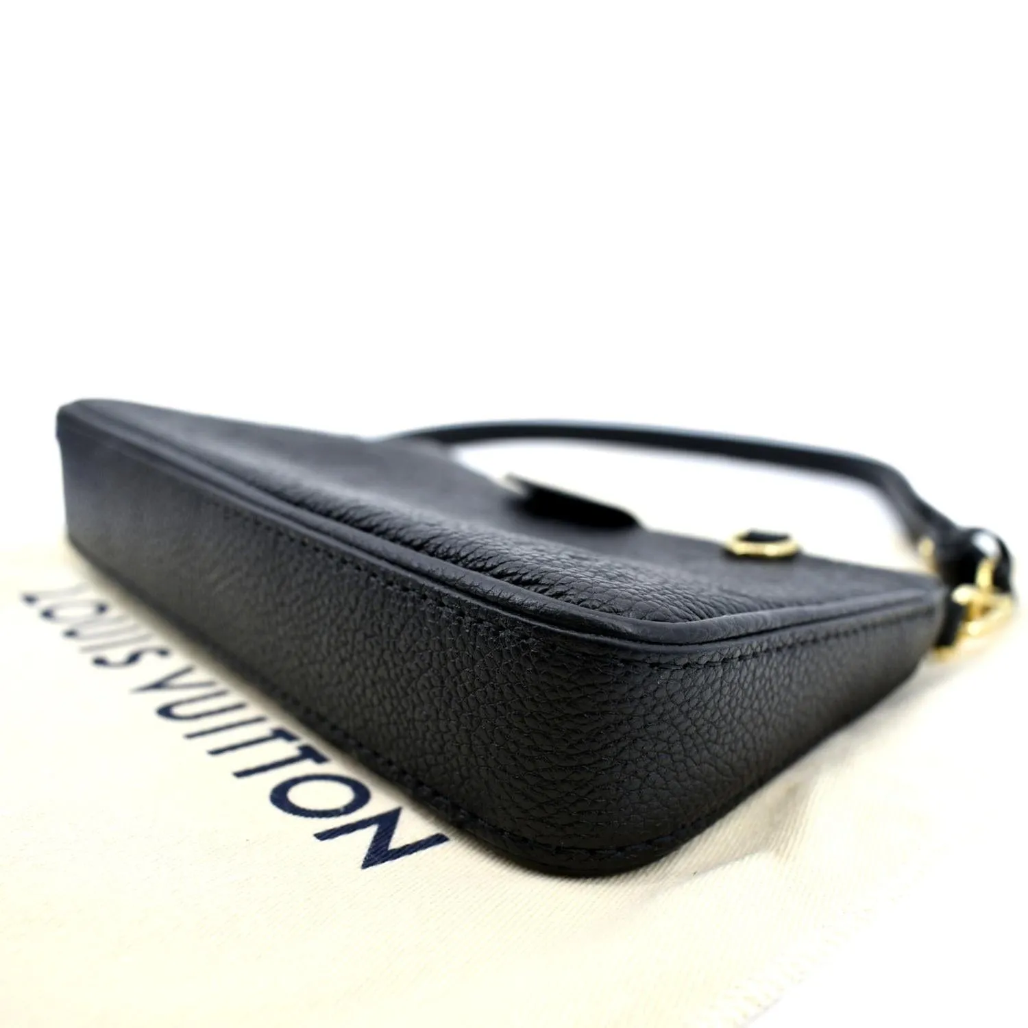 LOUIS VUITTON Easy Pouch on Strap Monogram Empreinte Shoulder Bag Black