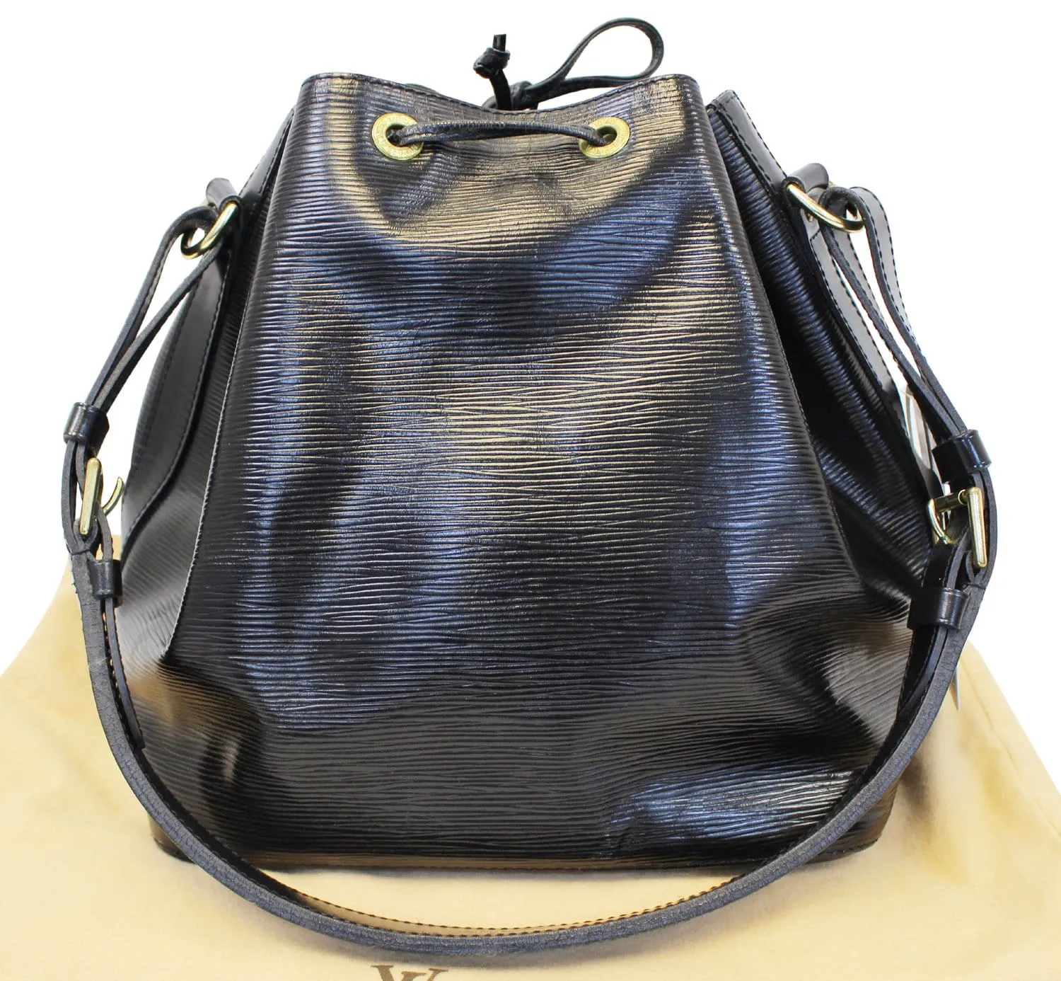 LOUIS VUITTON Epi Leather Petit Noe Black Shoulder Bag - Sale