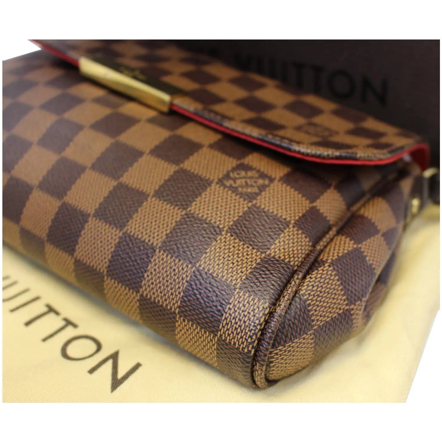 LOUIS VUITTON Favorite MM Damier Ebene Crossbody Bag