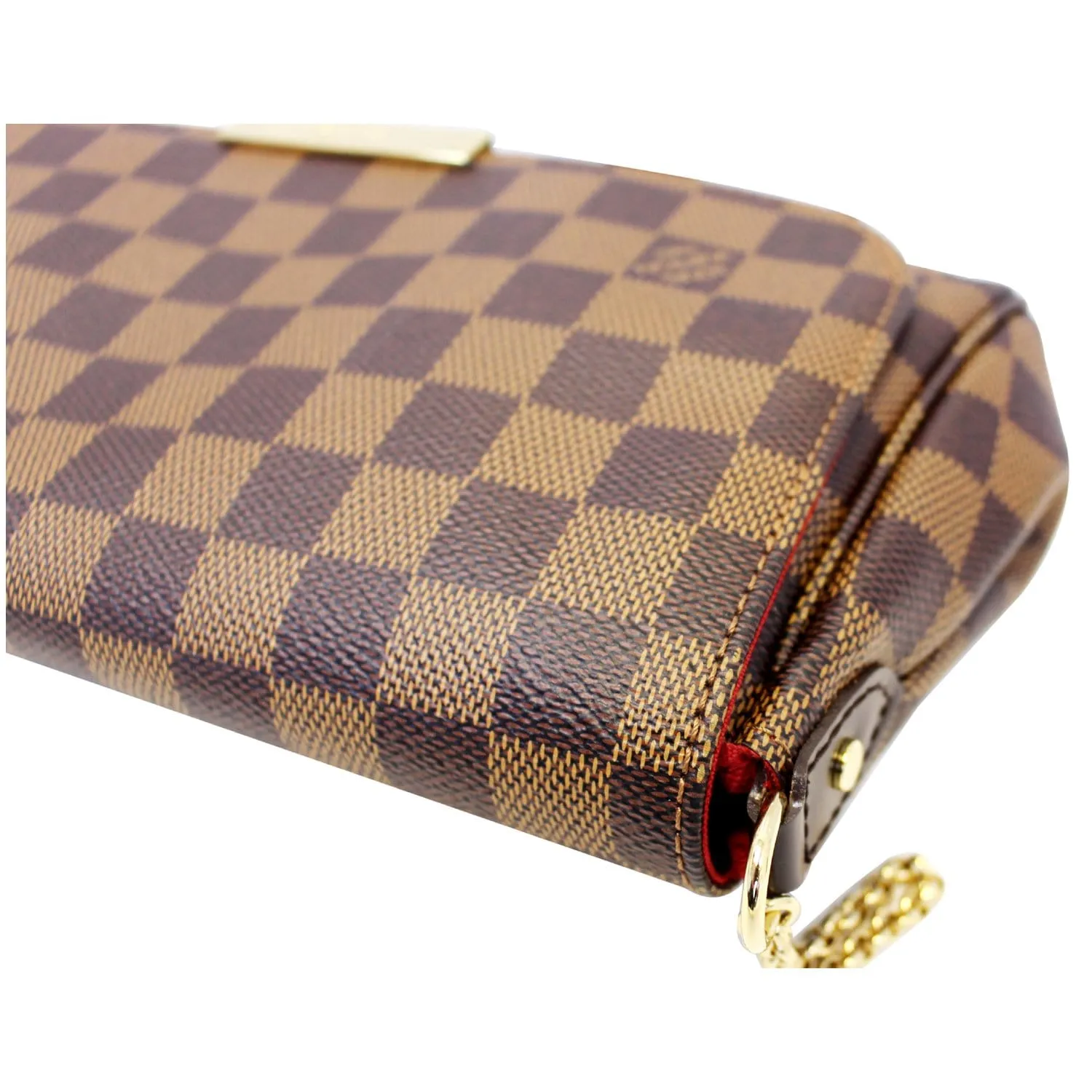 LOUIS VUITTON Favorite MM Damier Ebene Crossbody Bag