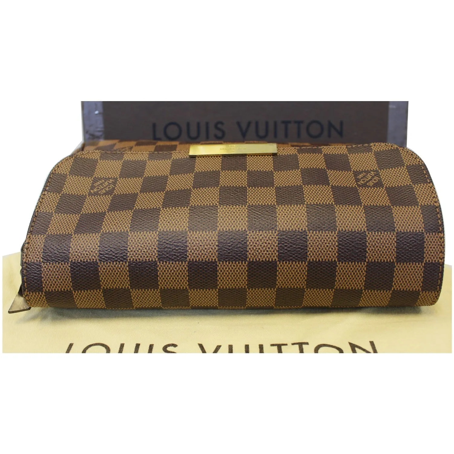 LOUIS VUITTON Favorite MM Damier Ebene Crossbody Bag