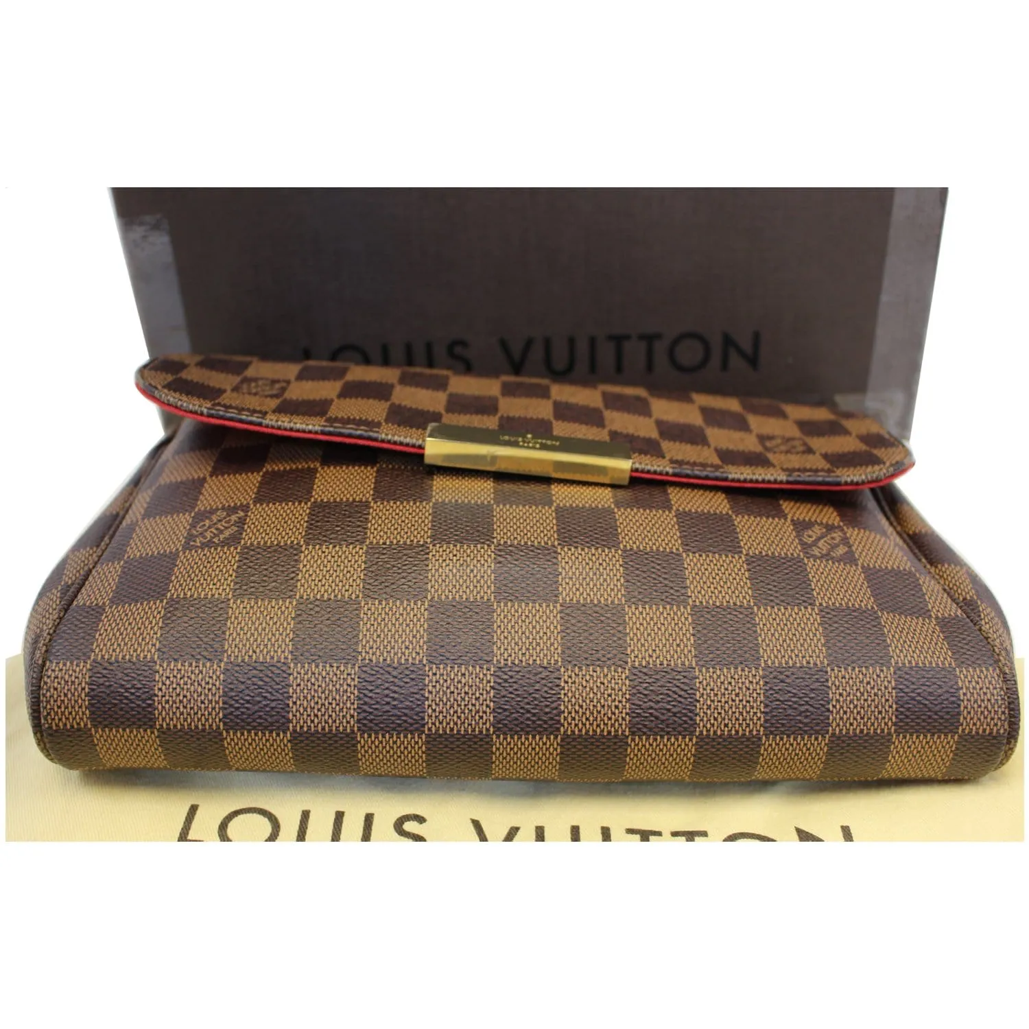 LOUIS VUITTON Favorite MM Damier Ebene Crossbody Bag
