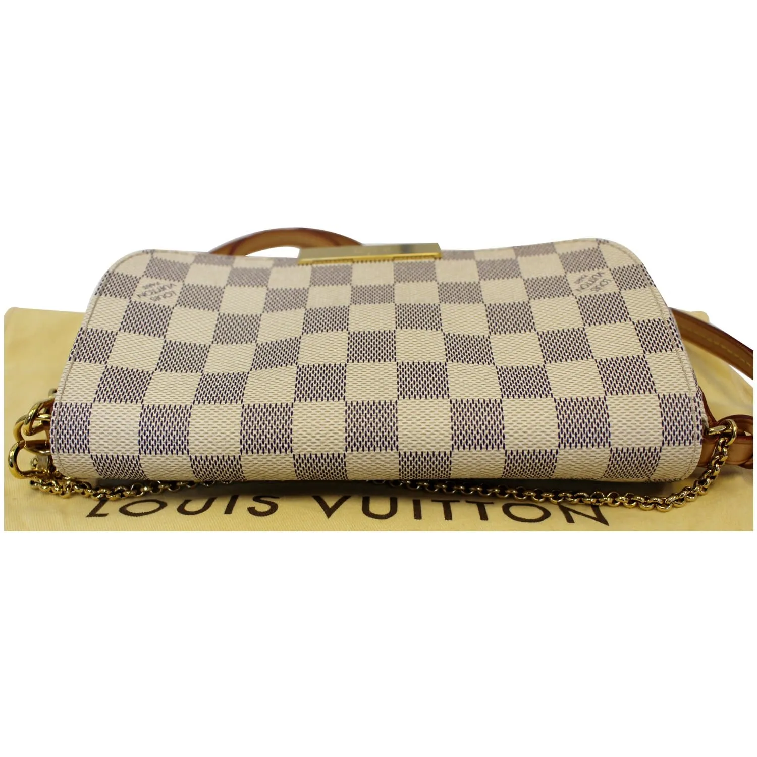 LOUIS VUITTON Favorite PM Damier Azur Crossbody Bag