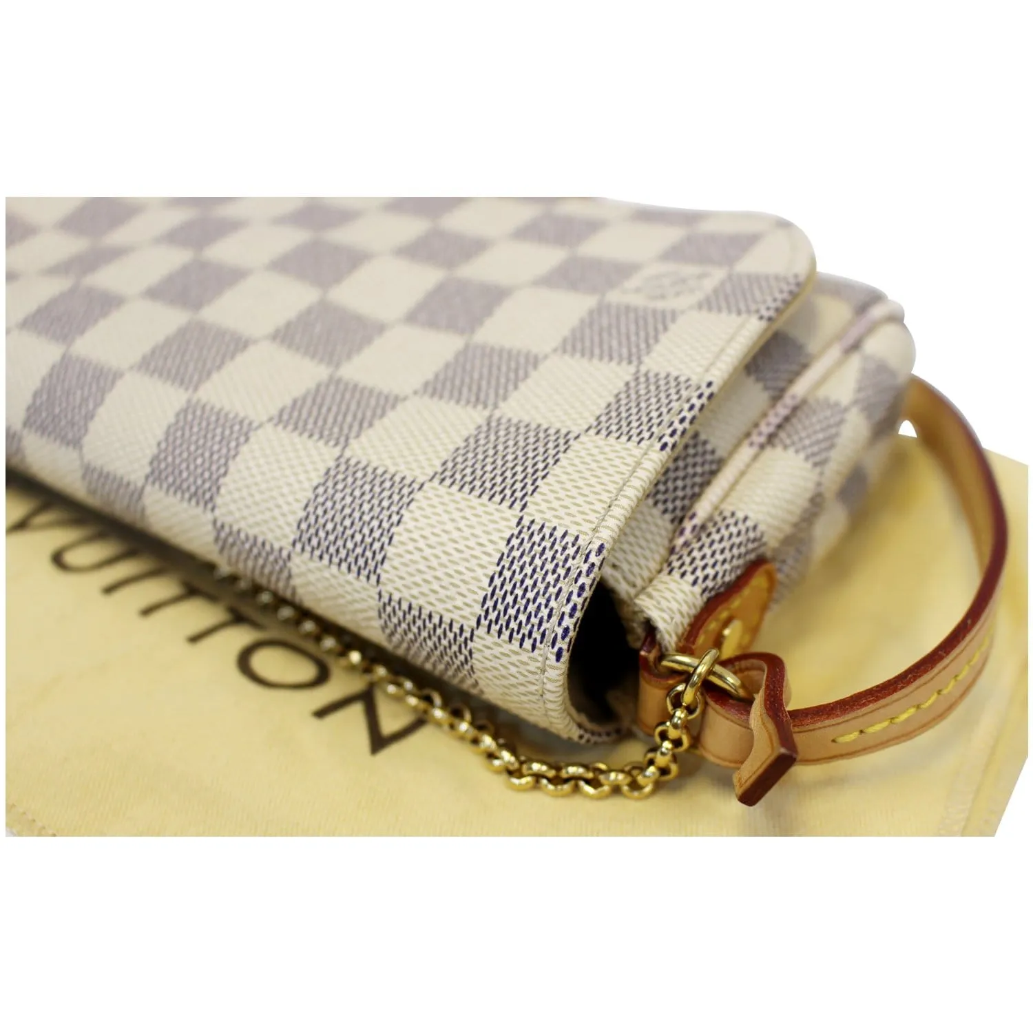 LOUIS VUITTON Favorite PM Damier Azur Crossbody Bag
