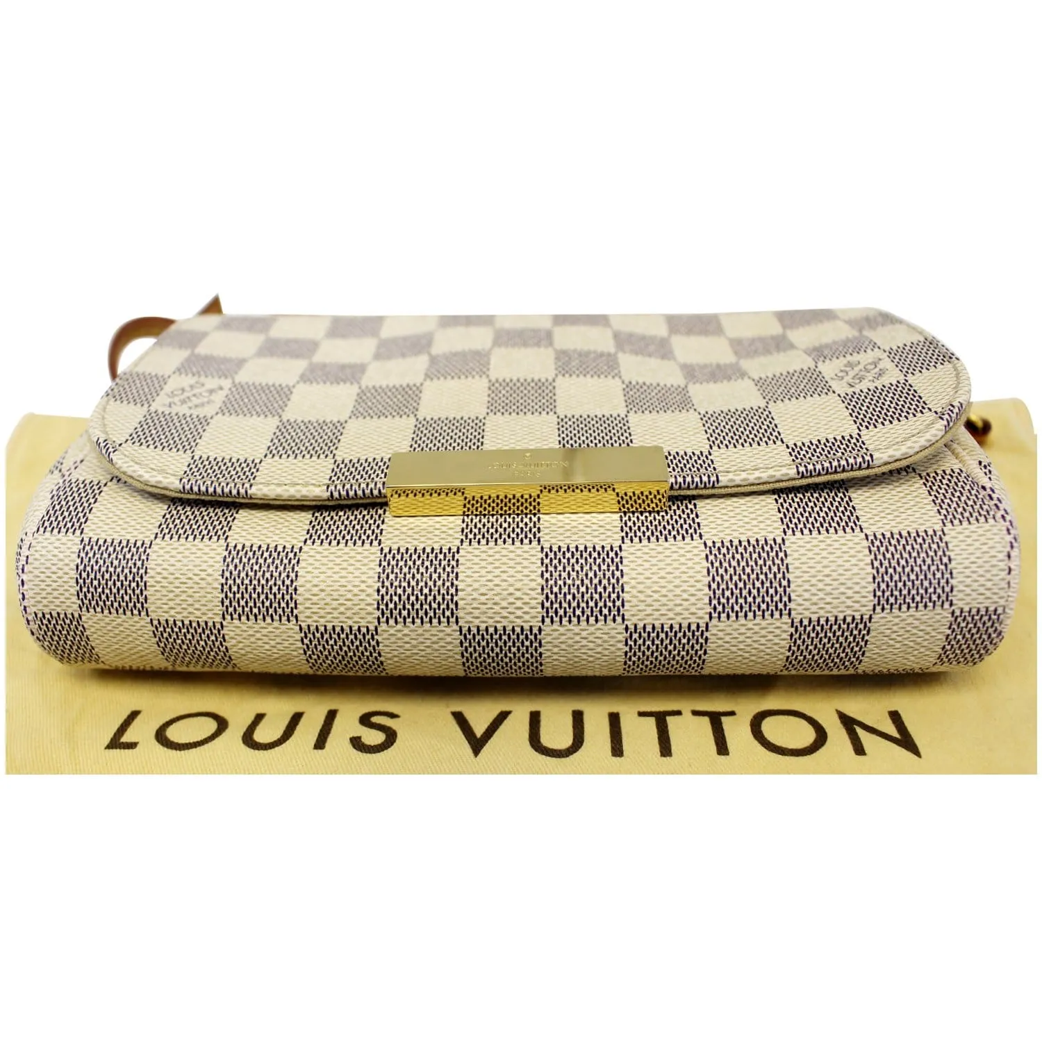 LOUIS VUITTON Favorite PM Damier Azur Crossbody Bag
