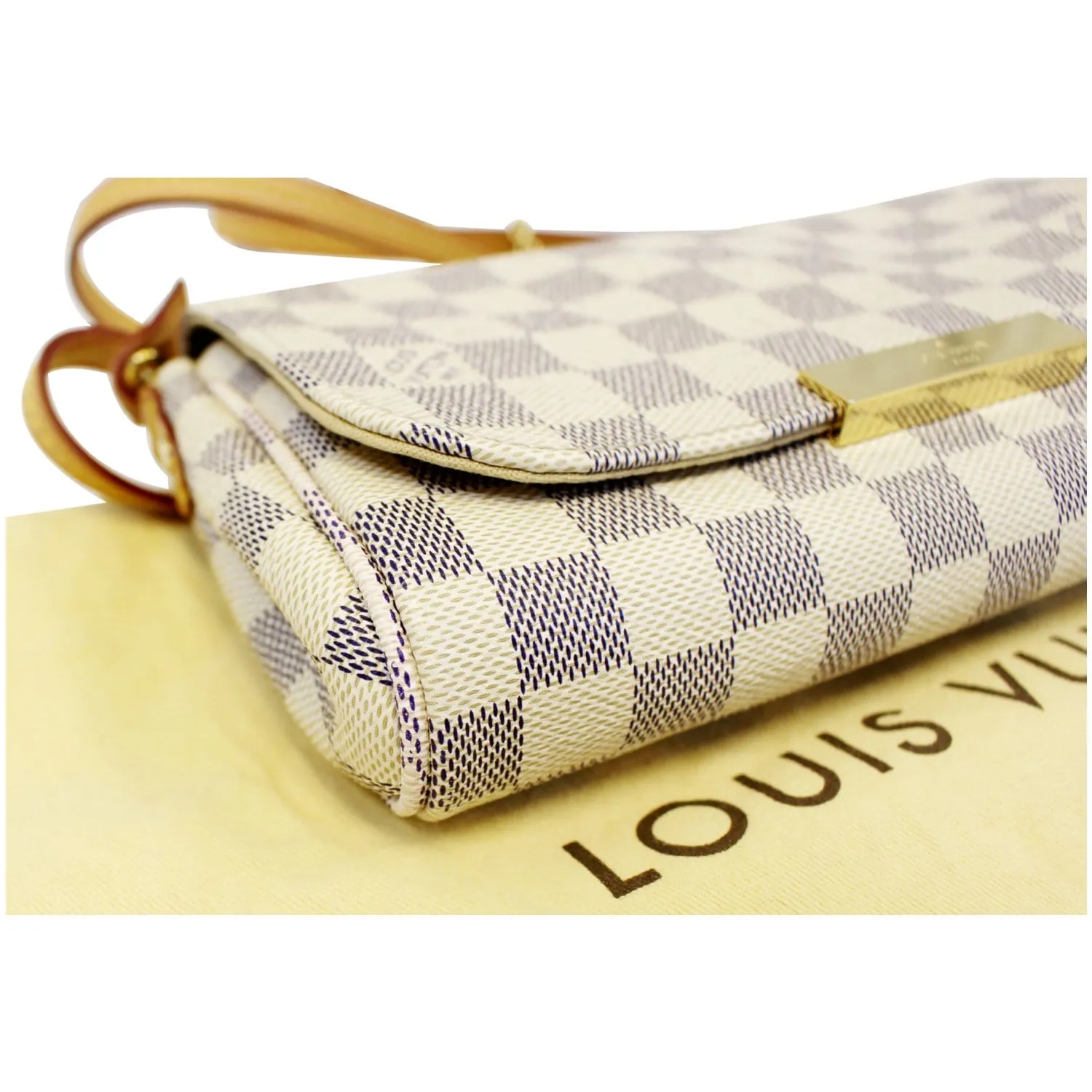 LOUIS VUITTON Favorite PM Damier Azur Crossbody Bag