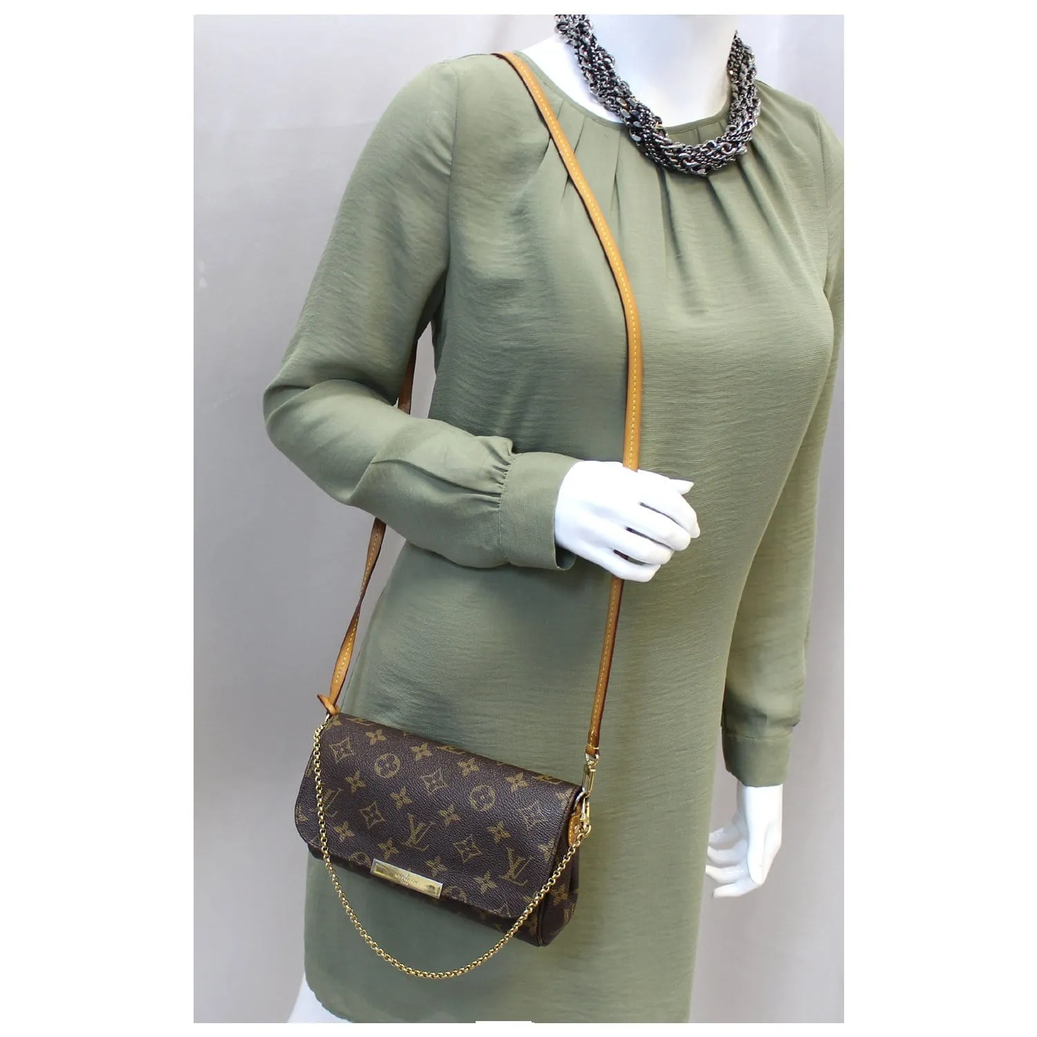 LOUIS VUITTON Favorite PM Monogram Canvas Crossbody Bag