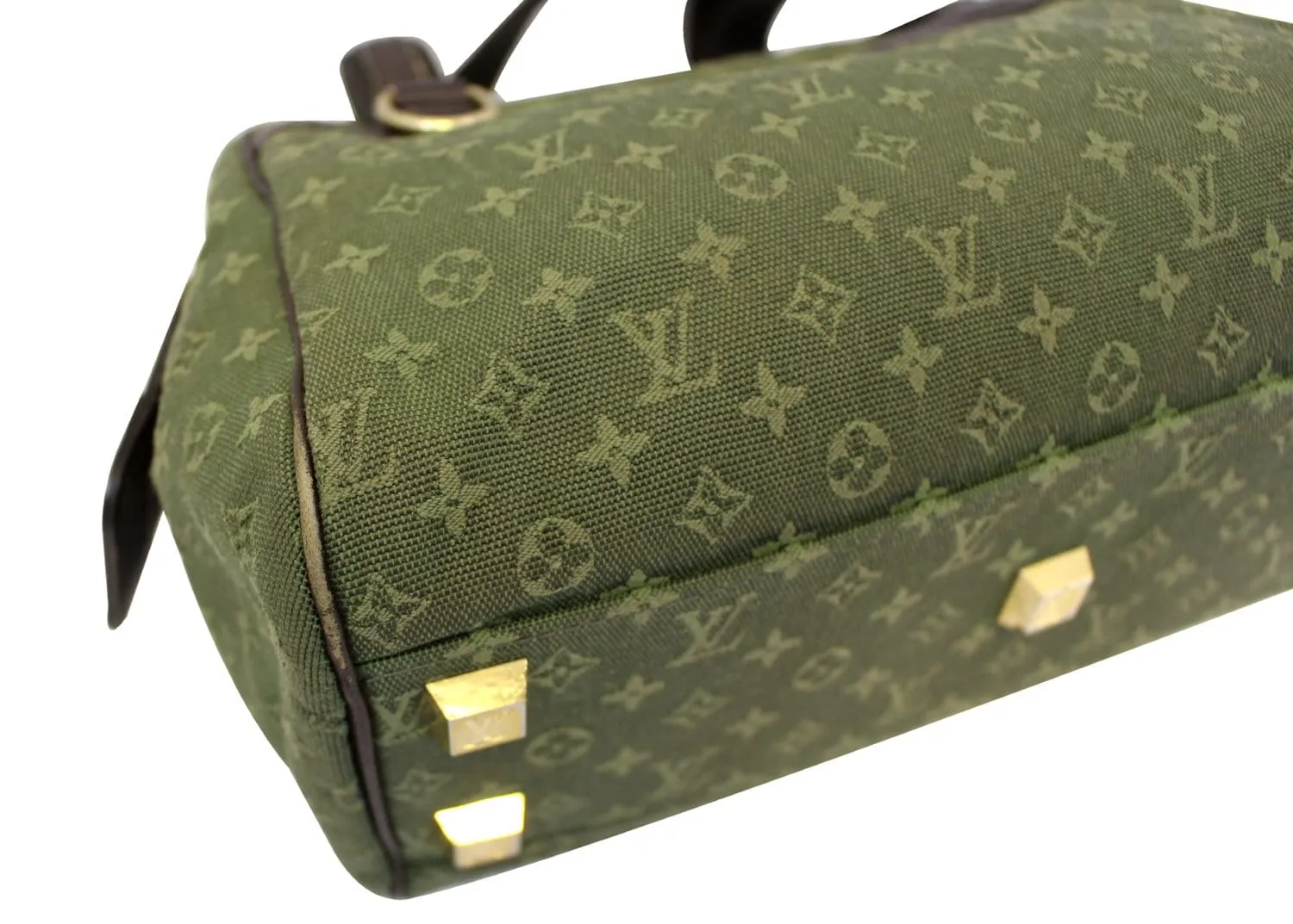 LOUIS VUITTON Khaki Monogram Mini Lin Josephine PM Bag