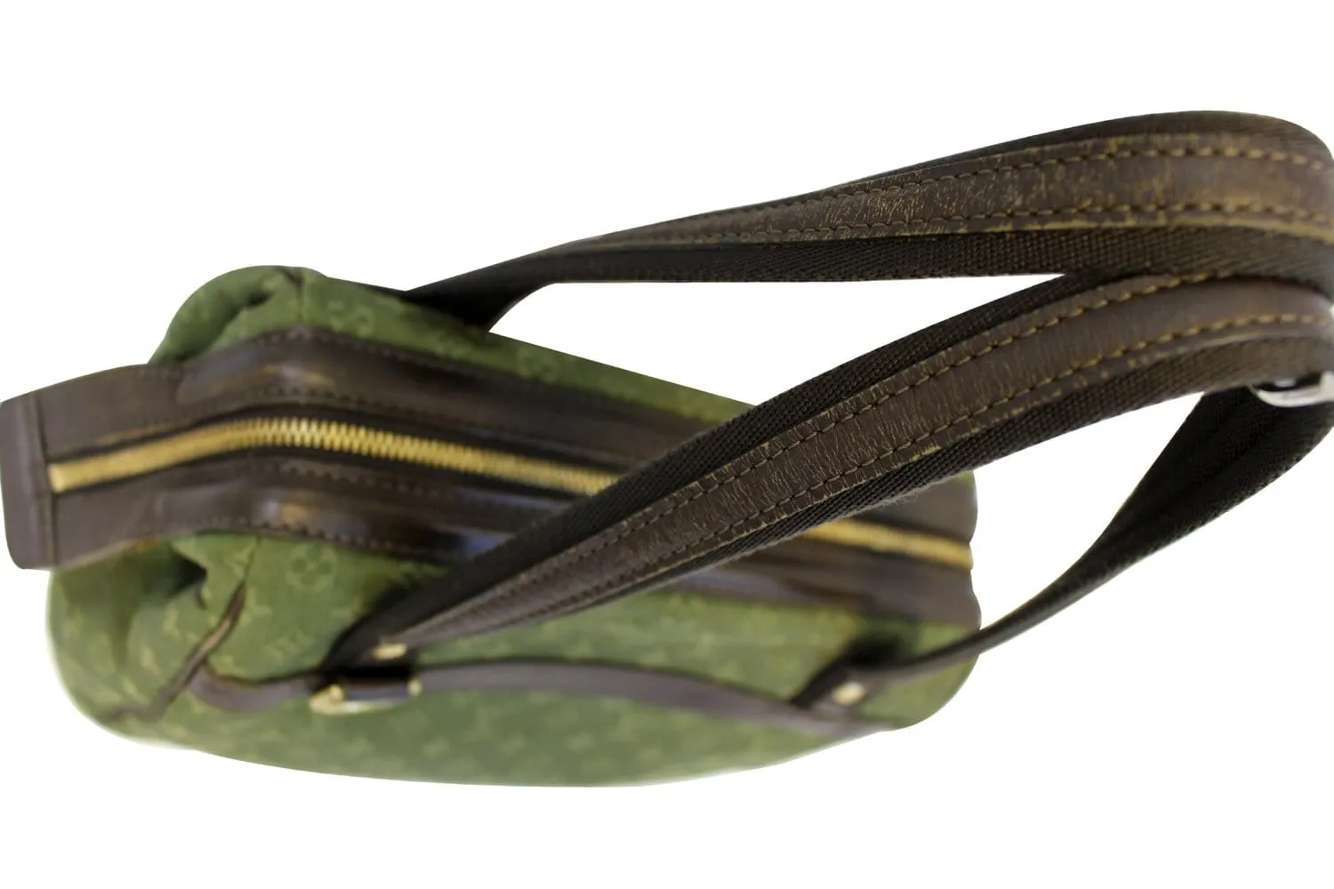 LOUIS VUITTON Khaki Monogram Mini Lin Josephine PM Bag