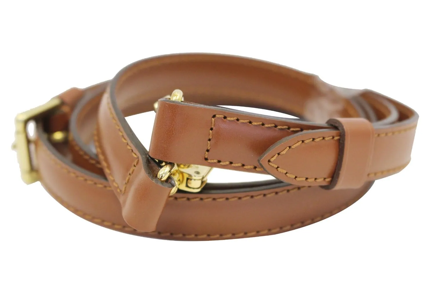 Louis Vuitton Leather Brown Shoulder Strap - Sale
