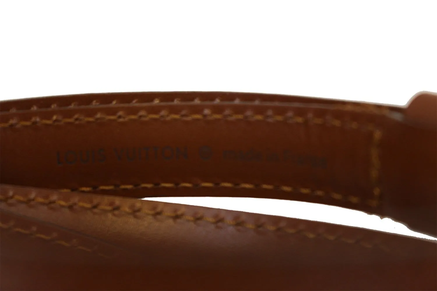 Louis Vuitton Leather Brown Shoulder Strap - Sale