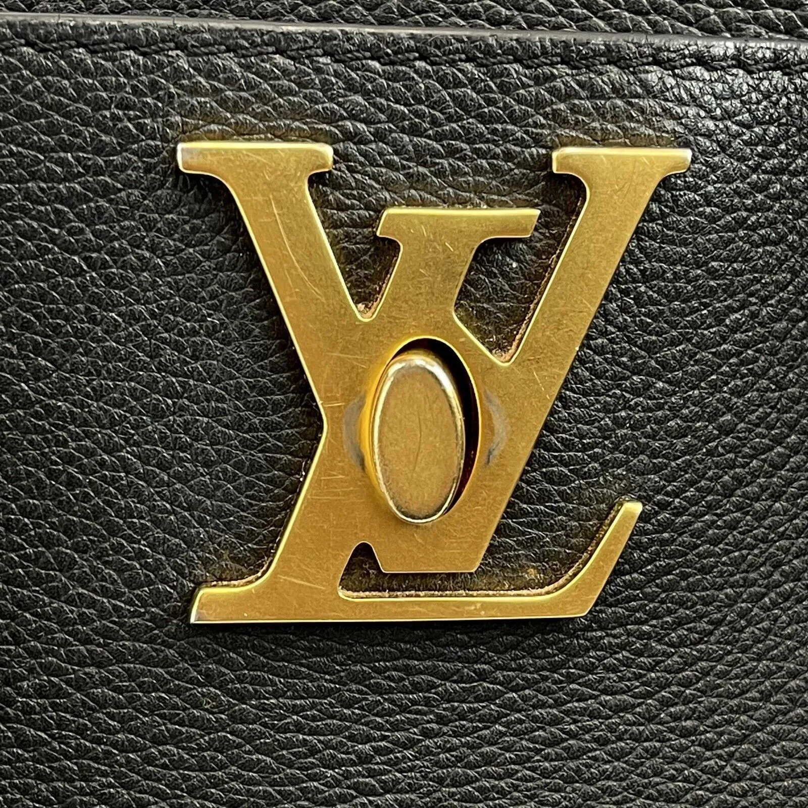Louis Vuitton - LockMeTo - Black Leather Top Handle w/ Shoulder Strap