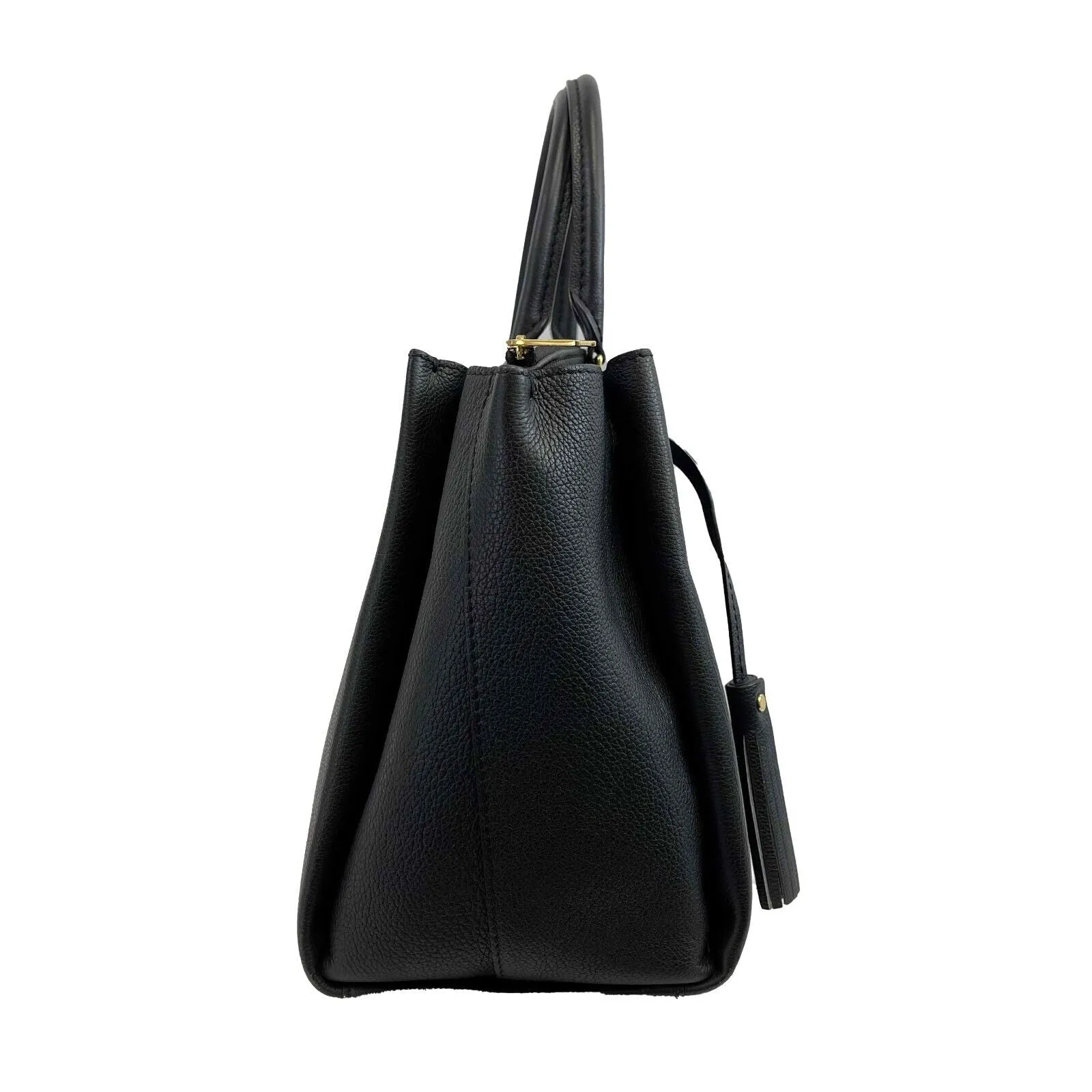 Louis Vuitton - LockMeTo - Black Leather Top Handle w/ Shoulder Strap