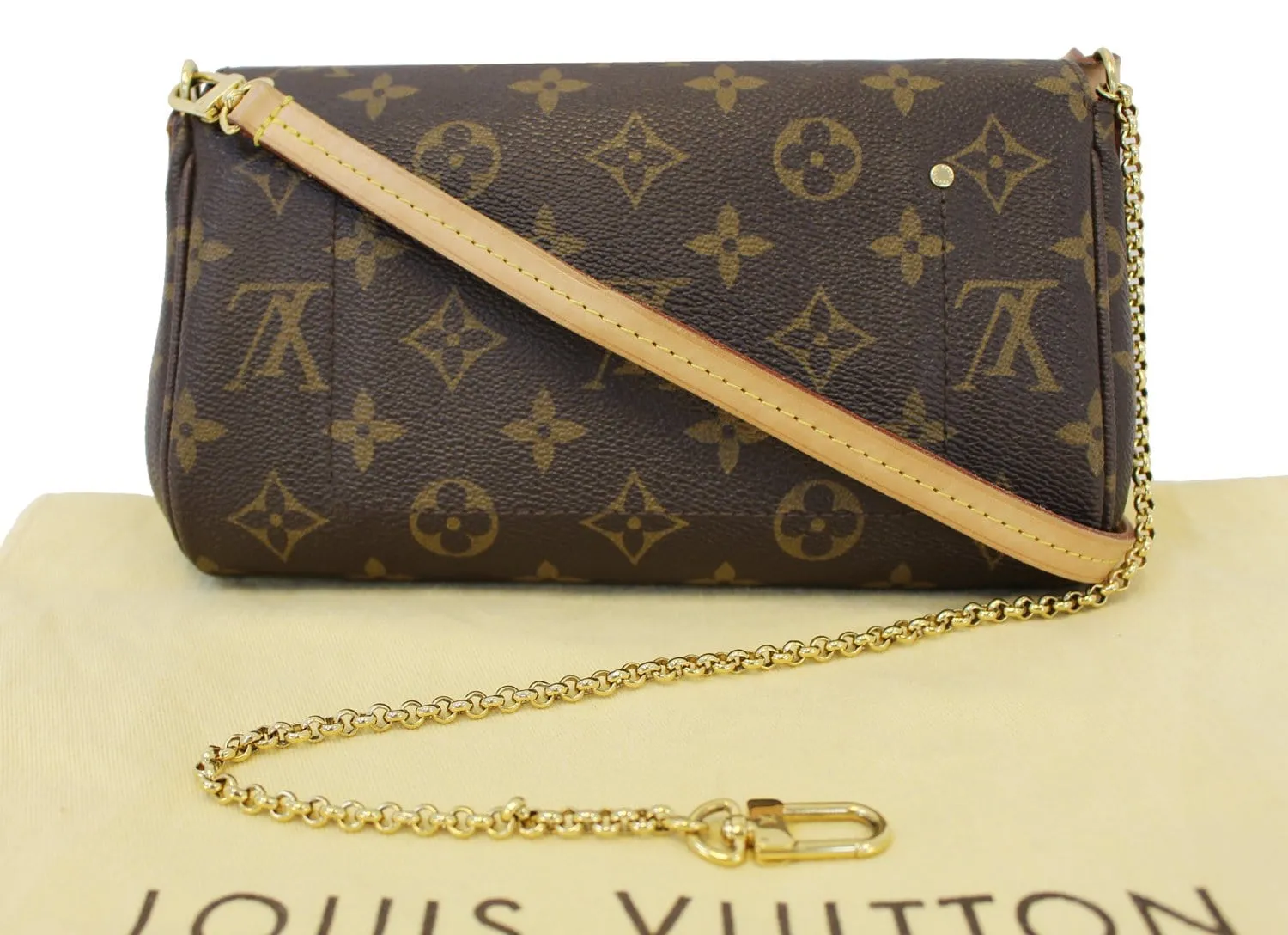 LOUIS VUITTON Monogram Canvas Favorite PM  Crossbody Bag