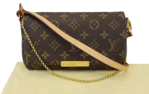 LOUIS VUITTON Monogram Canvas Favorite PM  Crossbody Bag