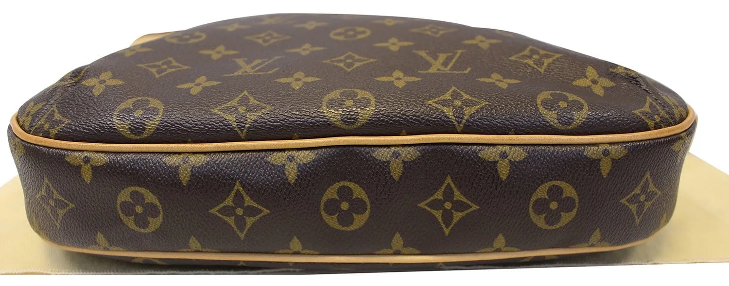 LOUIS VUITTON Monogram Canvas Odeon MM Brown Crossbody Bag