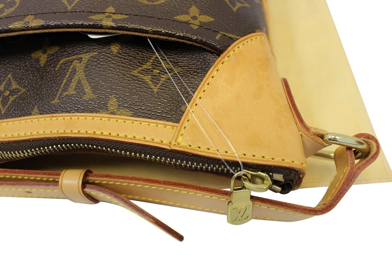 LOUIS VUITTON Monogram Canvas Odeon MM Brown Crossbody Bag