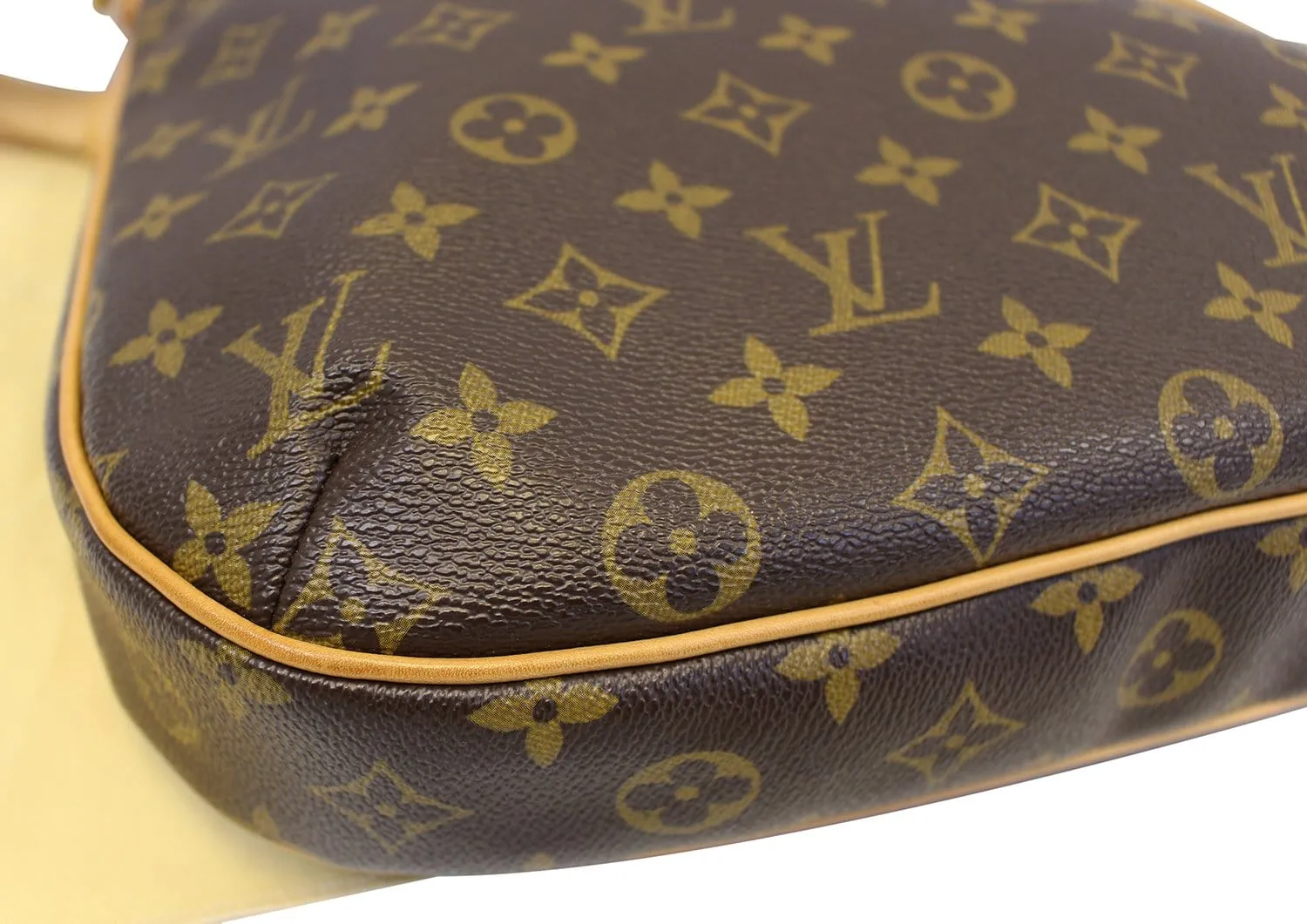 LOUIS VUITTON Monogram Canvas Odeon MM Brown Crossbody Bag