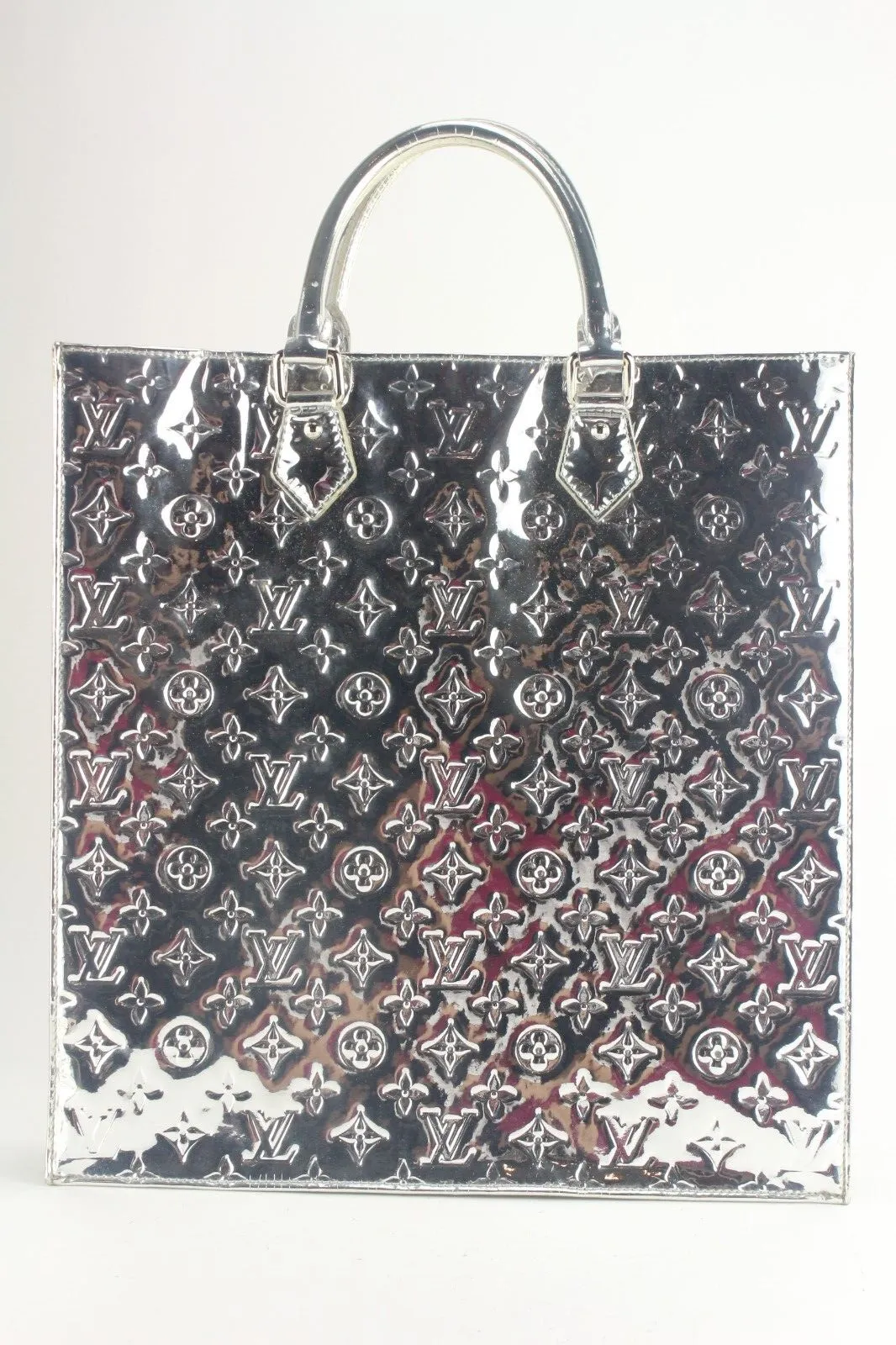 Louis Vuitton Monogram Miroir Sac Plat Silver Tote 2LVS717K