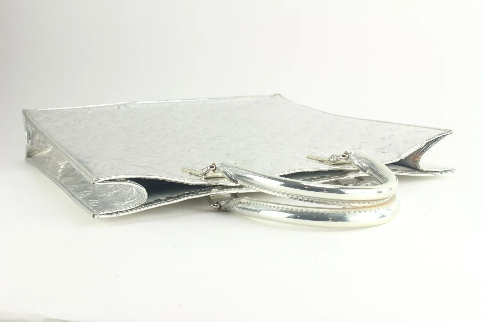 Louis Vuitton Monogram Miroir Sac Plat Silver Tote 2LVS717K