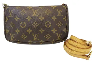 LOUIS VUITTON Monogram Pochette Accessoires Long Strap