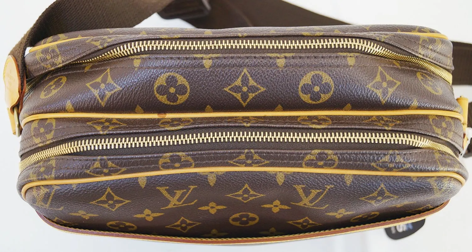 LOUIS VUITTON Monogram Reporter PM Shoulder Bag