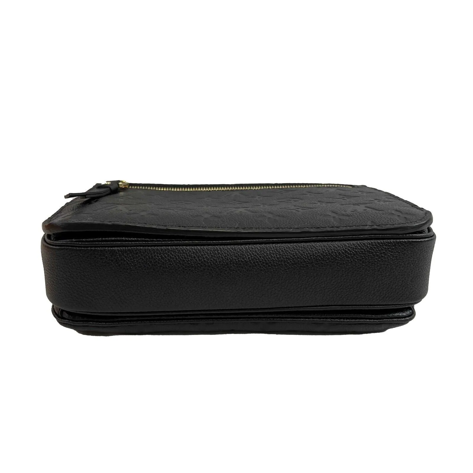 Louis Vuitton NEW Pochette Métis Empreinte Monogragram Black Crossbody