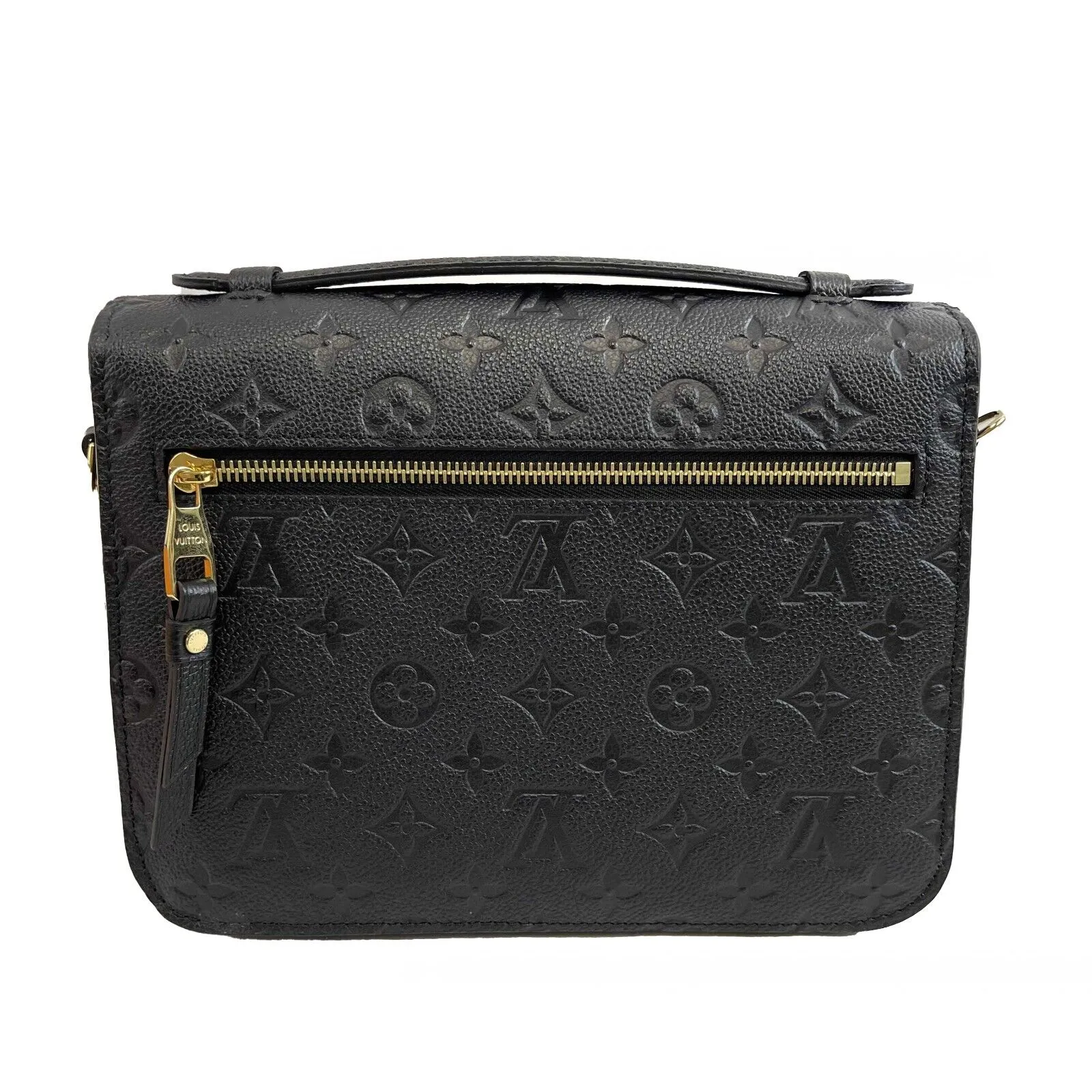 Louis Vuitton NEW Pochette Métis Empreinte Monogragram Black Crossbody