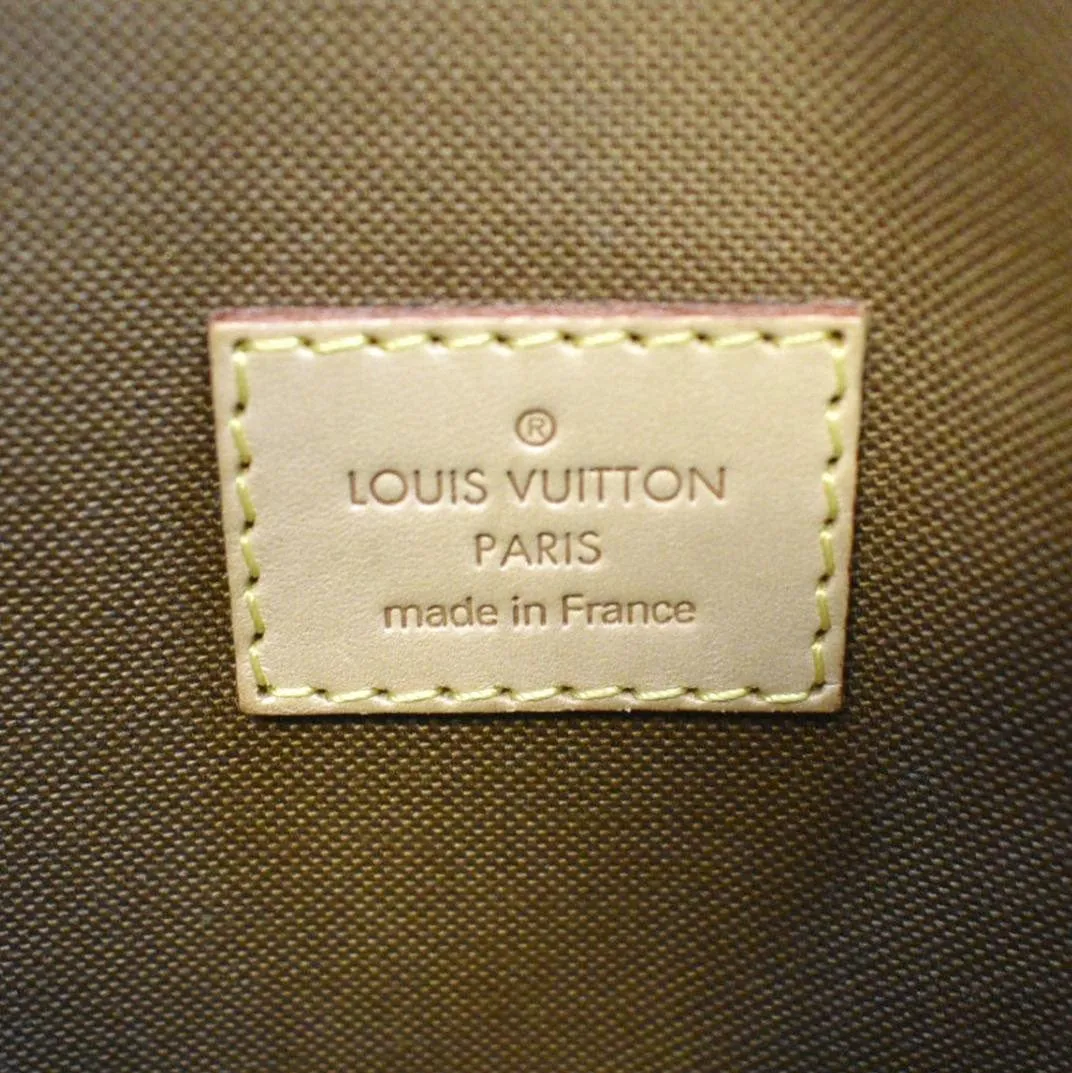 LOUIS VUITTON Odeon MM Monogram Canvas Crossbody Bag Brown
