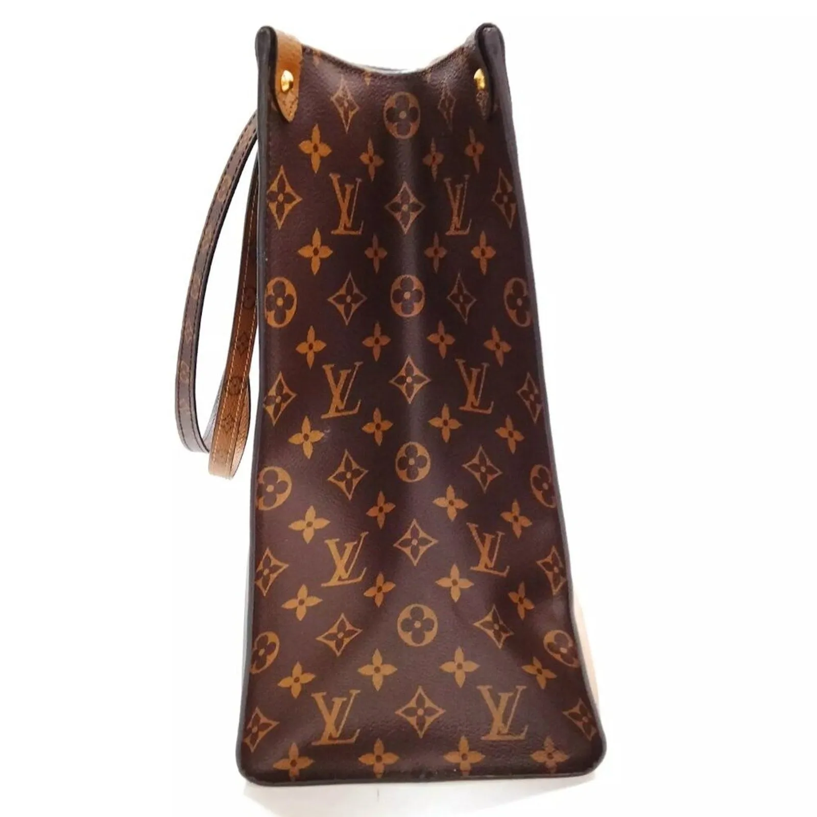 Louis Vuitton  On the Go GM Brown Monogram Giant Tote Bag