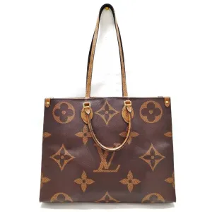 Louis Vuitton  On the Go GM Brown Monogram Giant Tote Bag