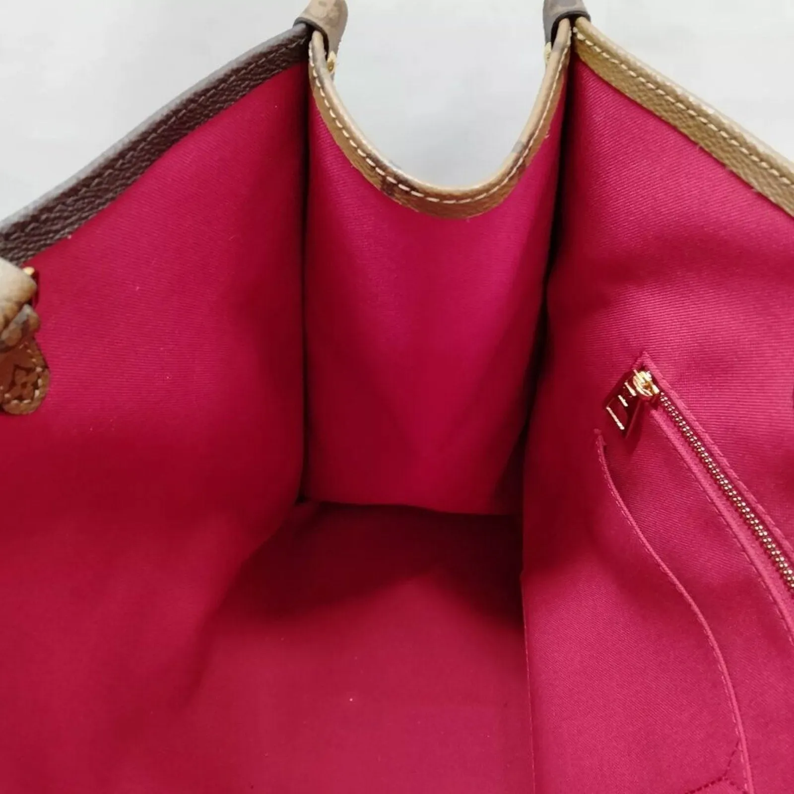 Louis Vuitton  On the Go GM Brown Monogram Giant Tote Bag