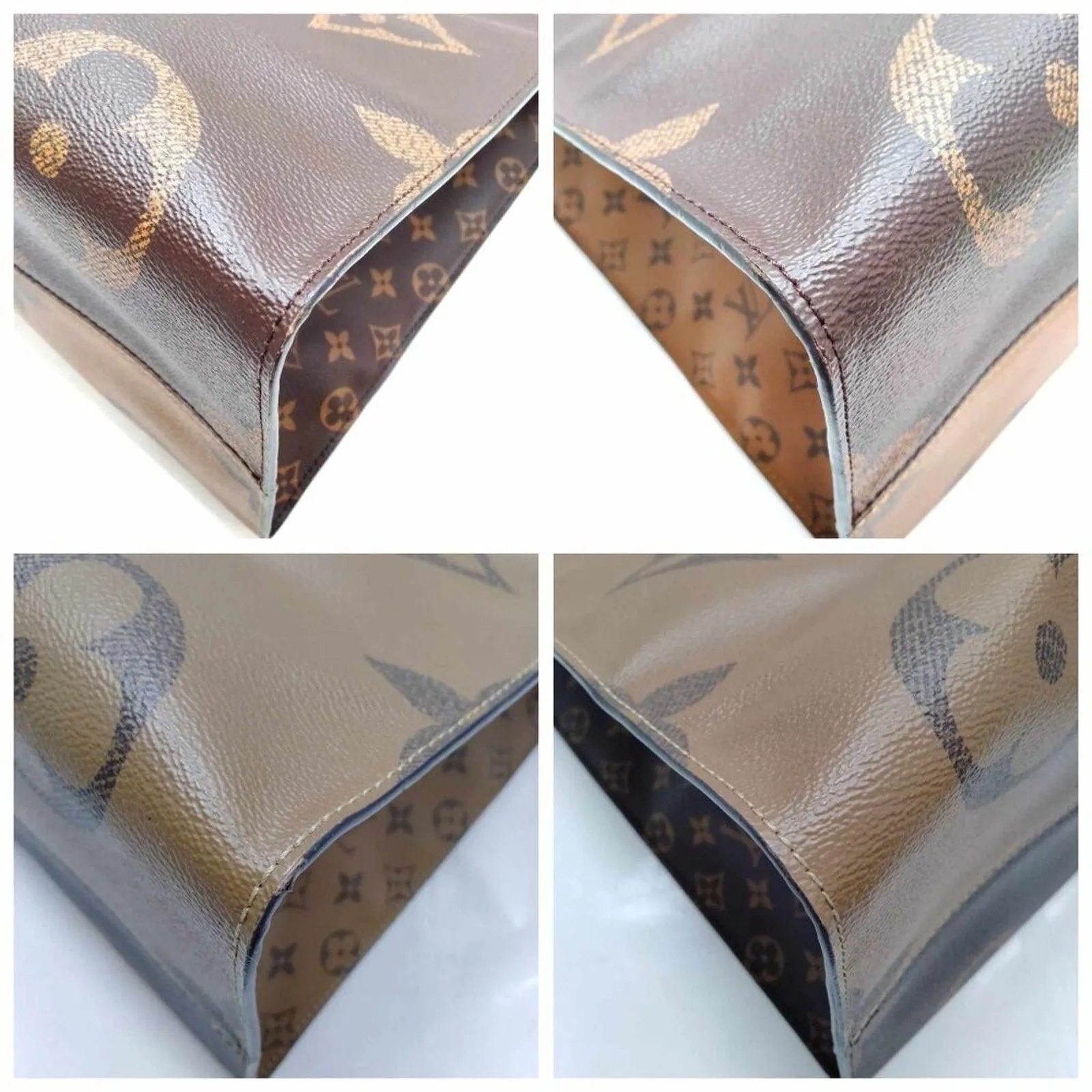 Louis Vuitton  On the Go GM Brown Monogram Giant Tote Bag