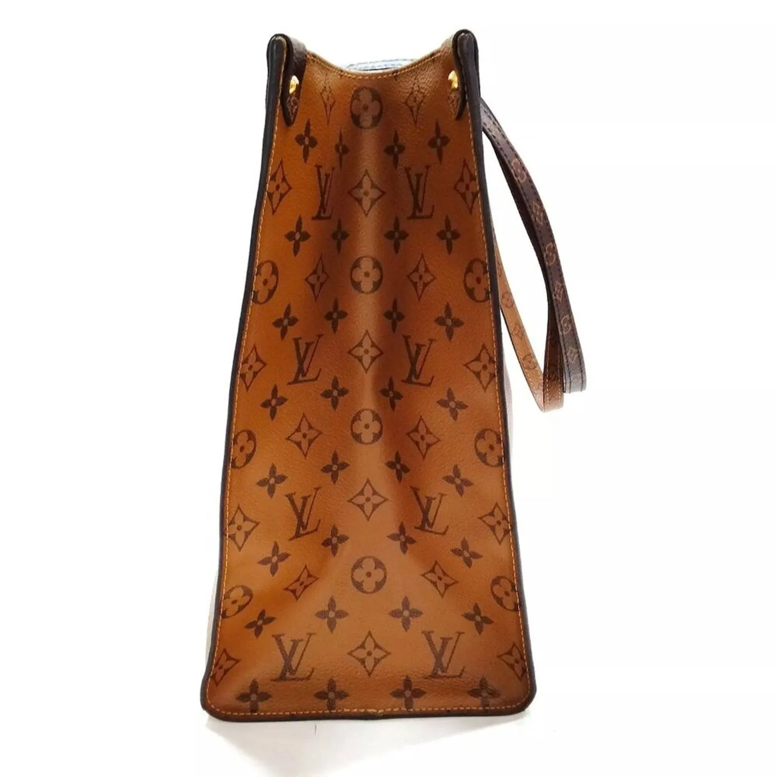 Louis Vuitton  On the Go GM Brown Monogram Giant Tote Bag