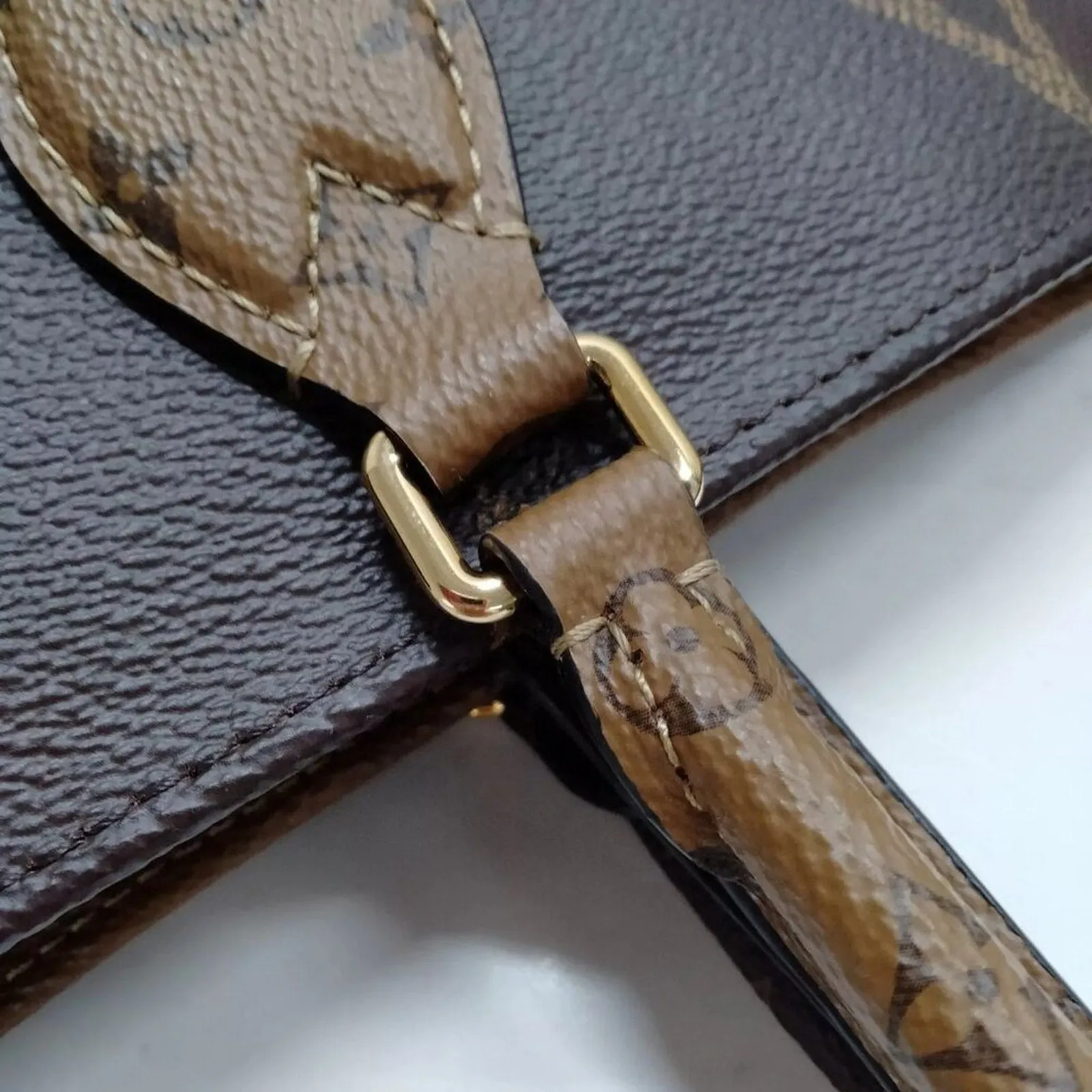Louis Vuitton  On the Go GM Brown Monogram Giant Tote Bag