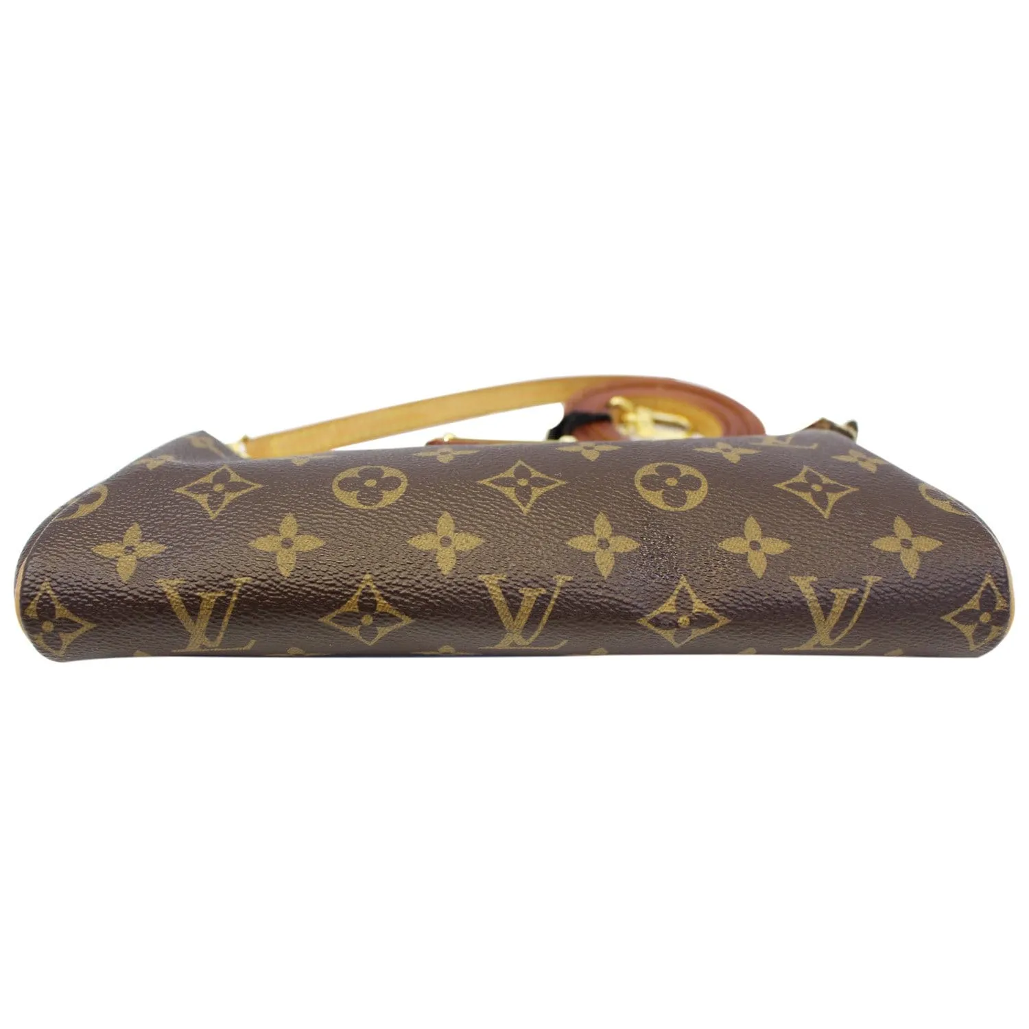 LOUIS VUITTON Pochette Eva Monogram Canvas Clutch Crossbody Bag