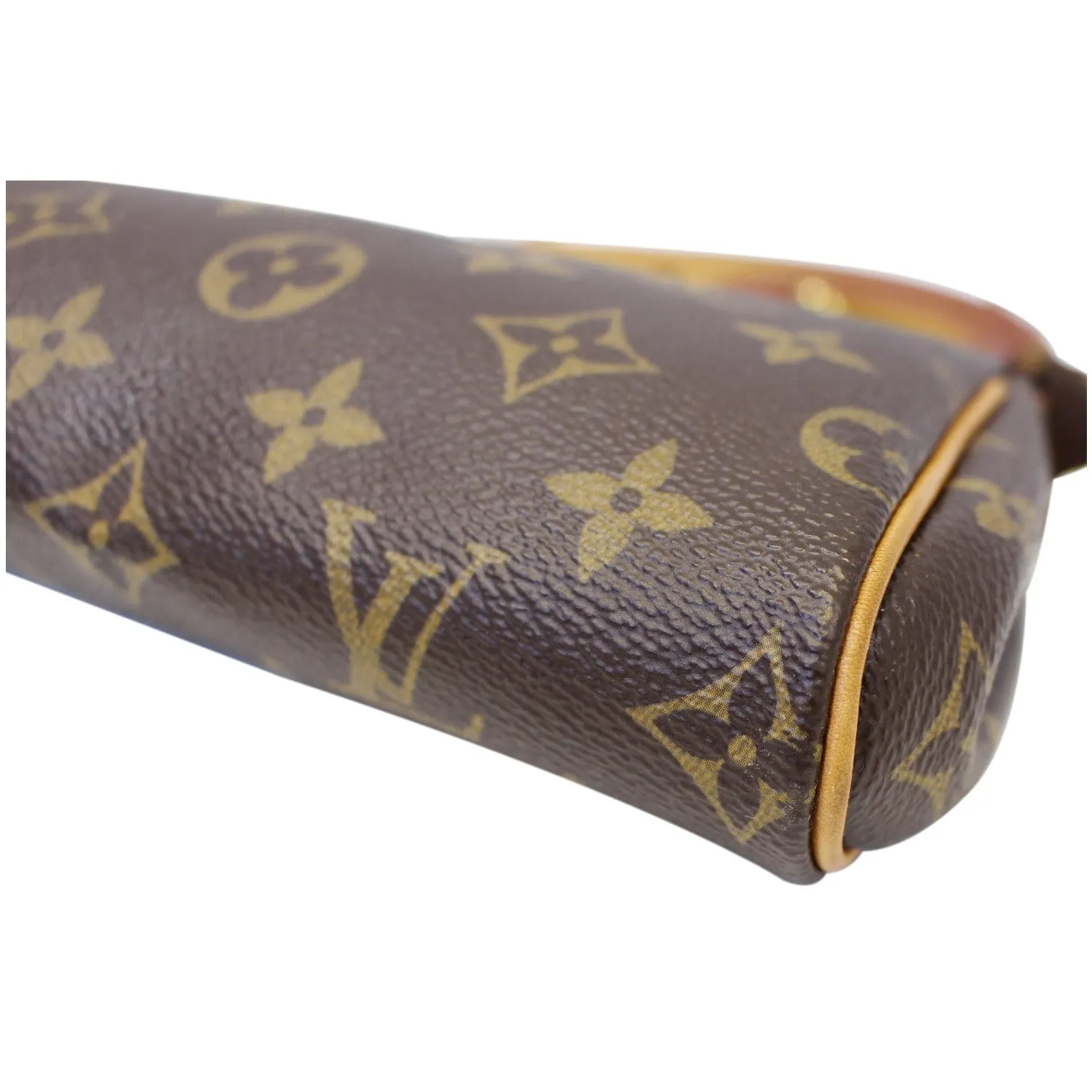 LOUIS VUITTON Pochette Eva Monogram Canvas Clutch Crossbody Bag