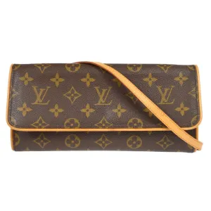 Louis Vuitton Pochette Twin GM Crossbody Bag Monogram M51852 CA0041 170090