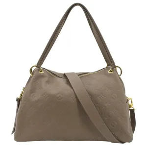 LOUIS VUITTON Ponthieu PM Empreinte Leather Shoulder Bag Tourterelle